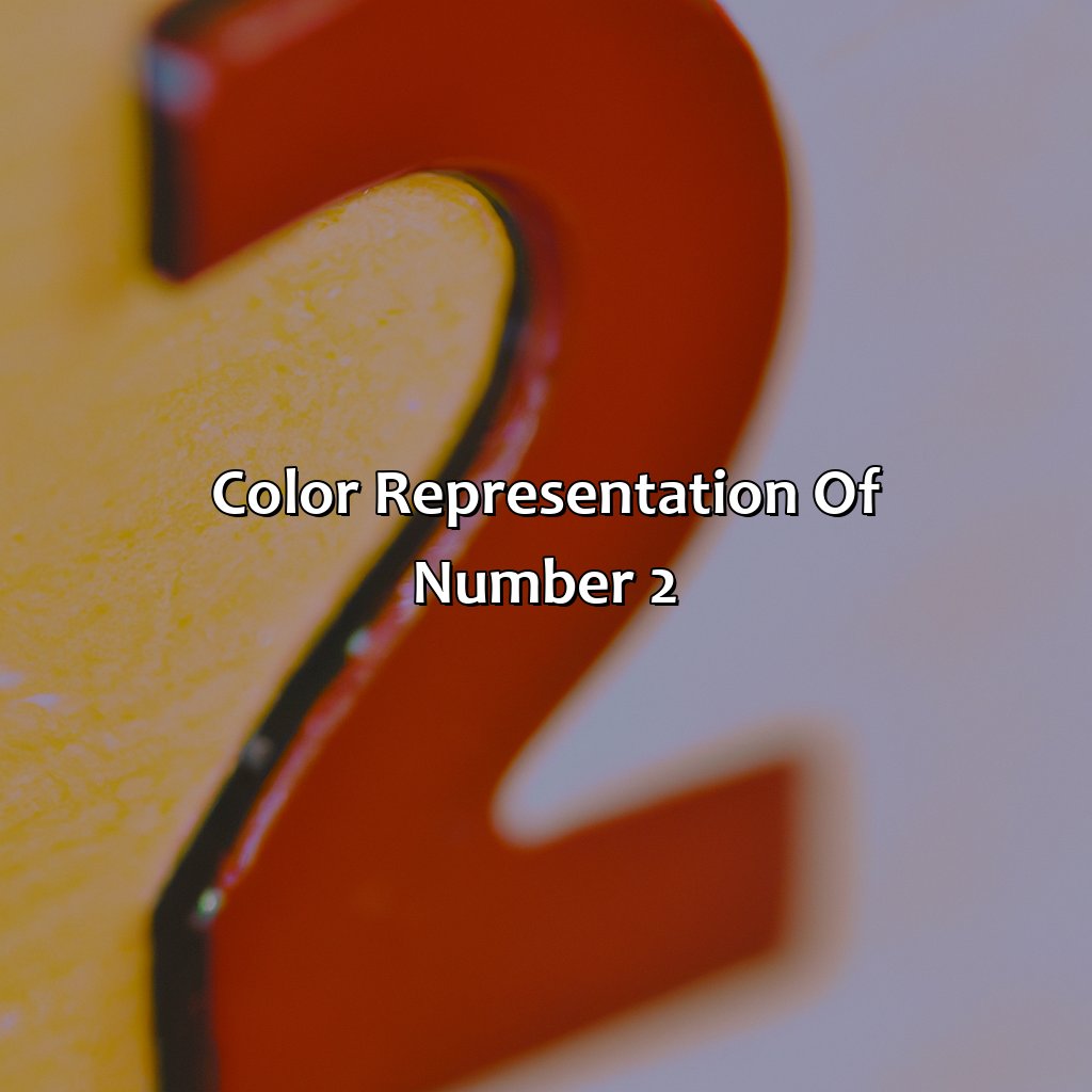Color Representation Of Number 2  - What Color Is 2, 