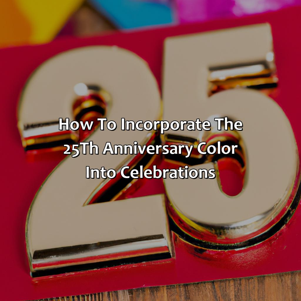 How To Incorporate The 25Th Anniversary Color Into Celebrations  - What Color Is 25Th Anniversary, 
