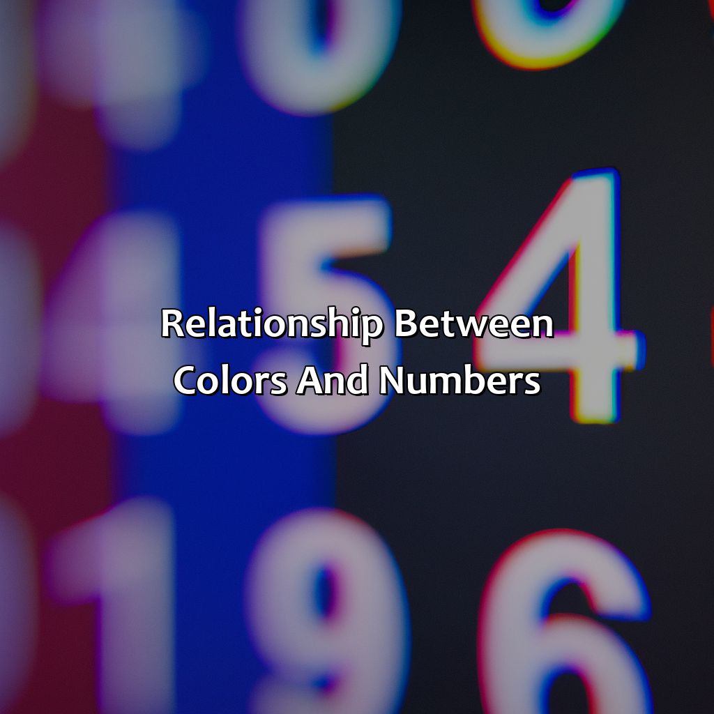 Relationship Between Colors And Numbers  - What Color Is 30, 