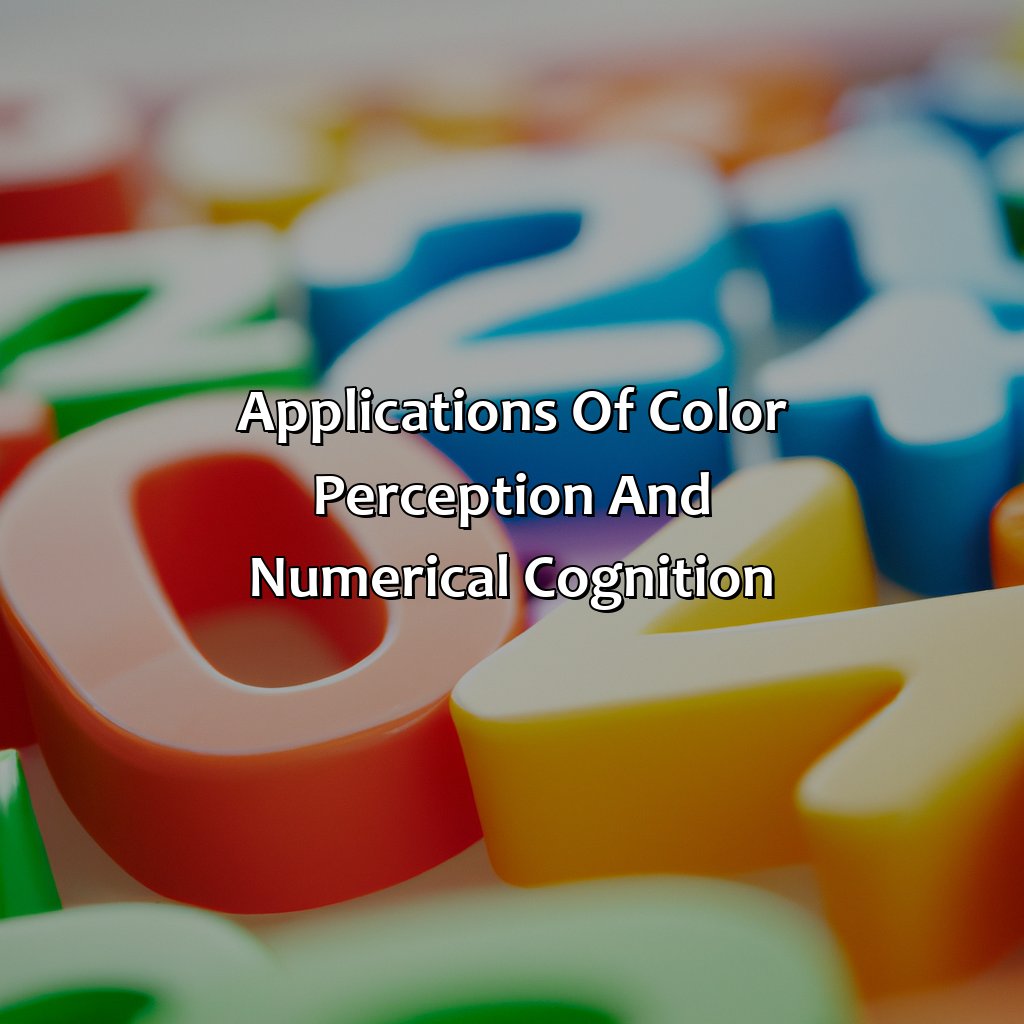 Applications Of Color Perception And Numerical Cognition  - What Color Is 30, 