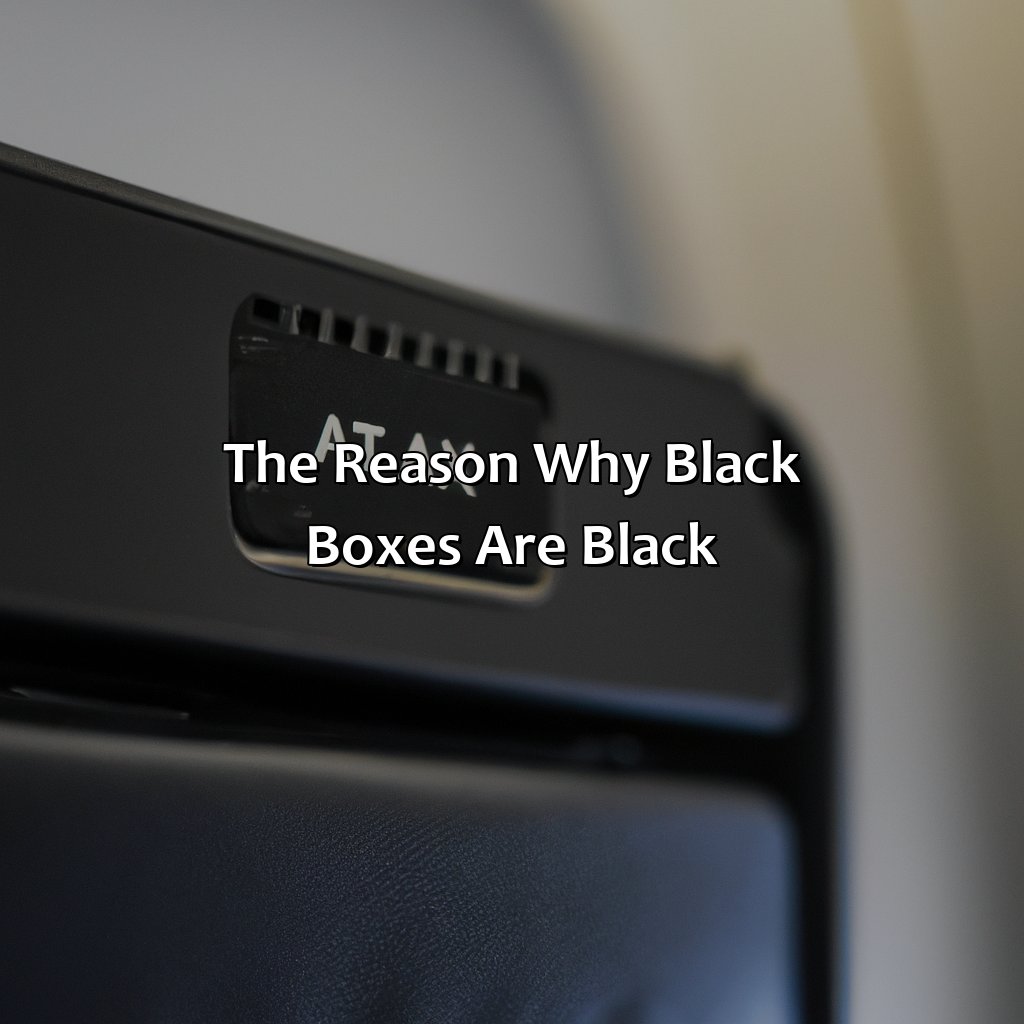 The Reason Why Black Boxes Are Black  - What Color Is A Black Box, 