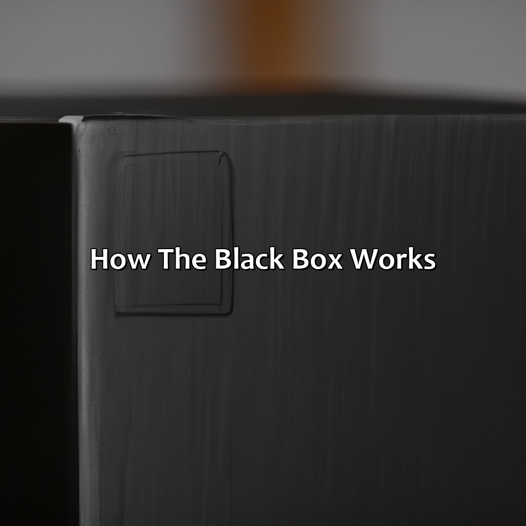 How The Black Box Works  - What Color Is A Black Box, 