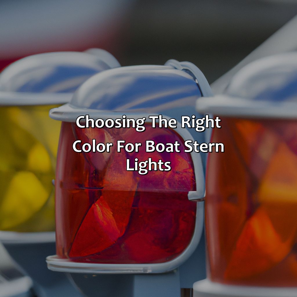 Choosing The Right Color For Boat Stern Lights  - What Color Is A Boat Stern Light, 