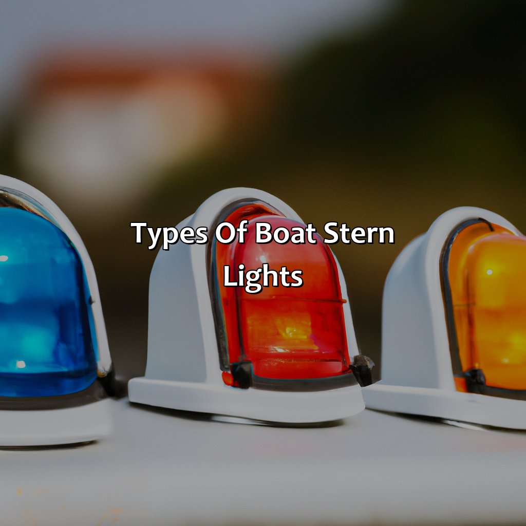 Types Of Boat Stern Lights  - What Color Is A Boat Stern Light, 