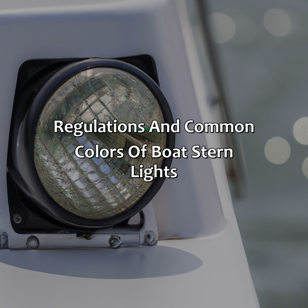 Regulations And Common Colors Of Boat Stern Lights  - What Color Is A Boat Stern Light, 