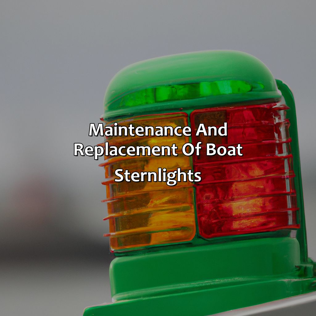 Maintenance And Replacement Of Boat Sternlights  - What Color Is A Boats Sternlight, 