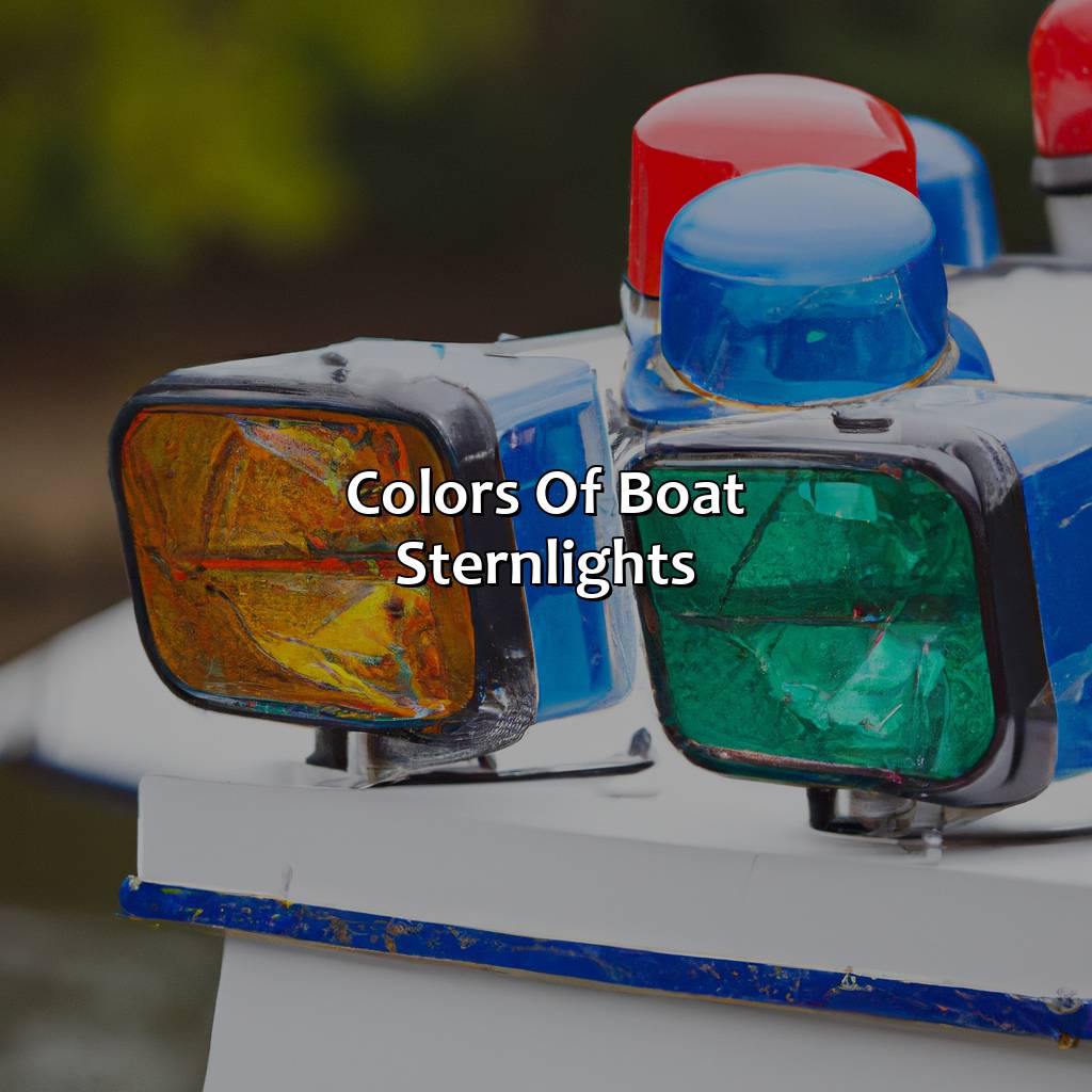 Colors Of Boat Sternlights  - What Color Is A Boats Sternlight, 