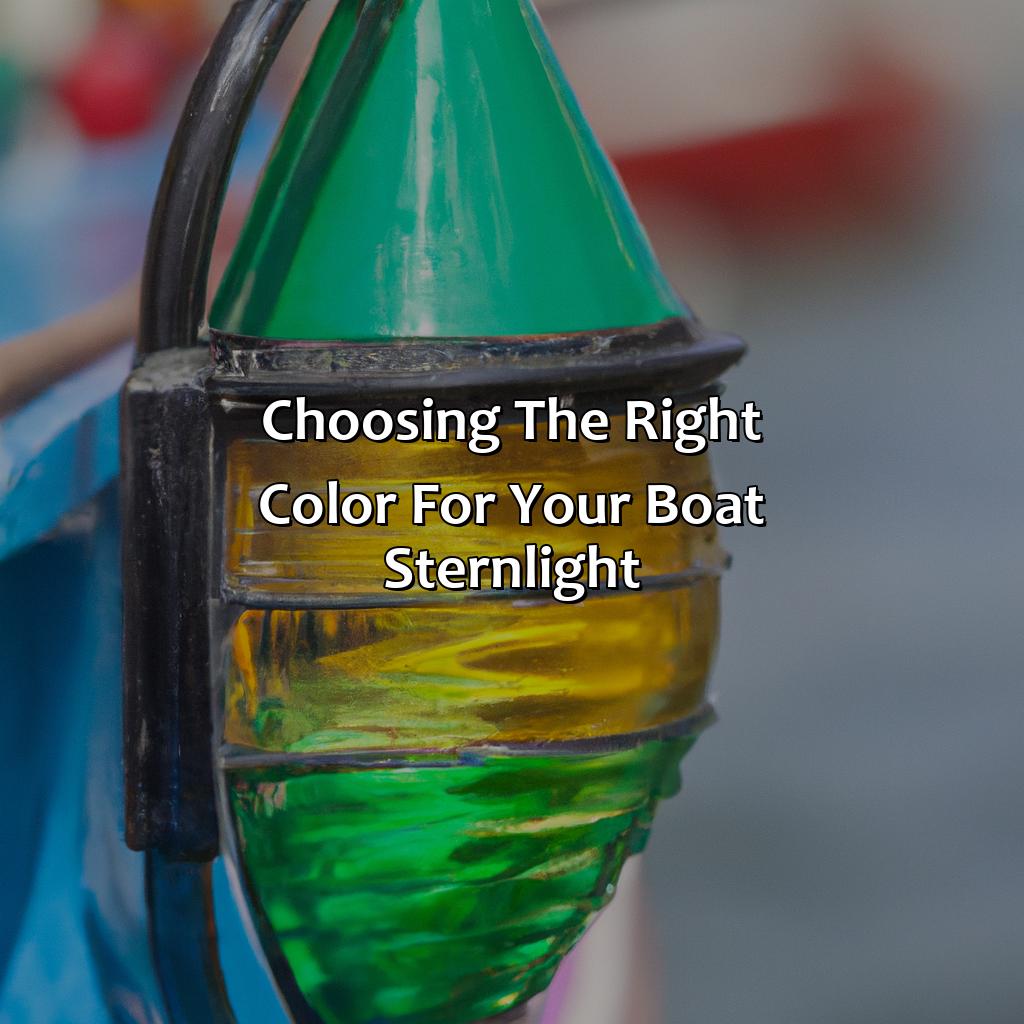 Choosing The Right Color For Your Boat Sternlight  - What Color Is A Boats Sternlight, 
