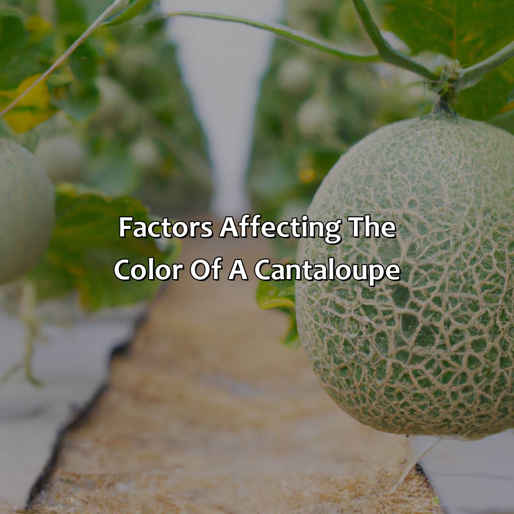 Factors Affecting The Color Of A Cantaloupe  - What Color Is A Cantaloupe, 