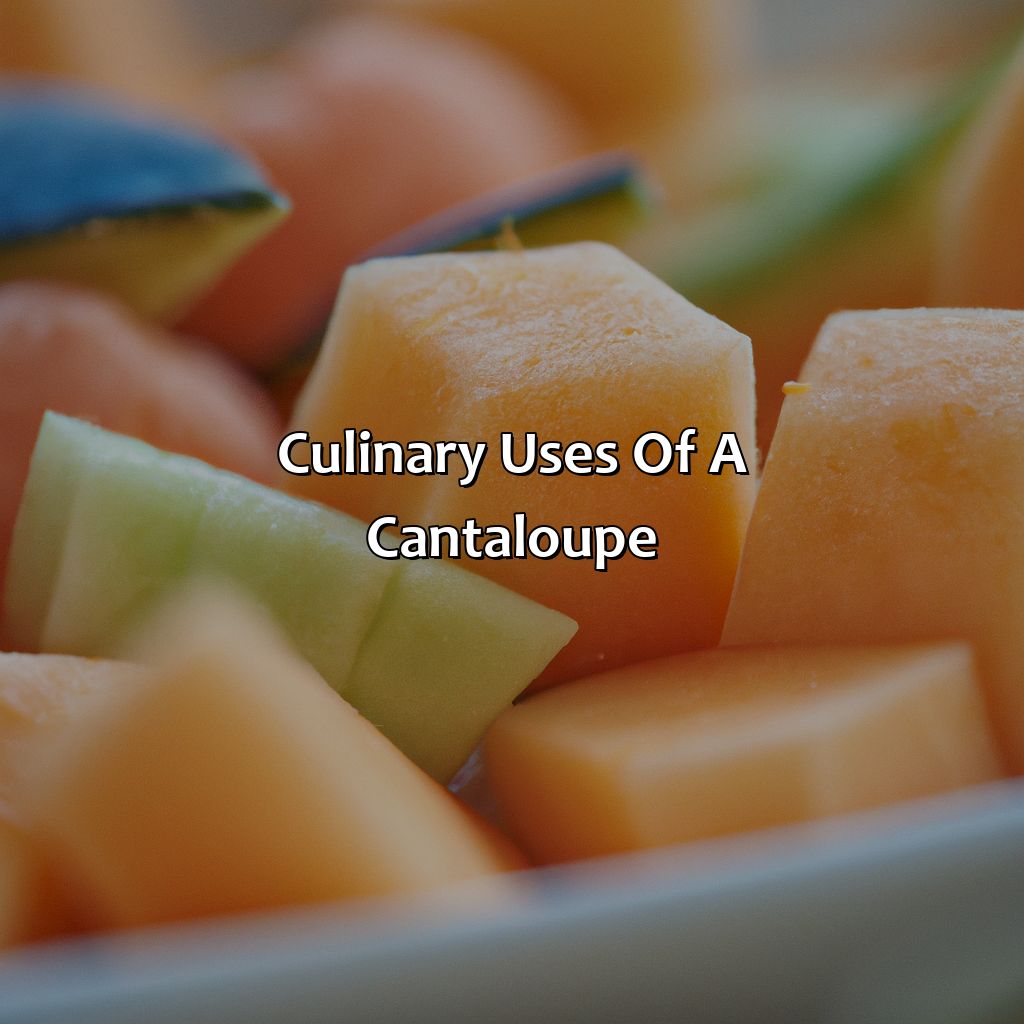 Culinary Uses Of A Cantaloupe  - What Color Is A Cantaloupe, 