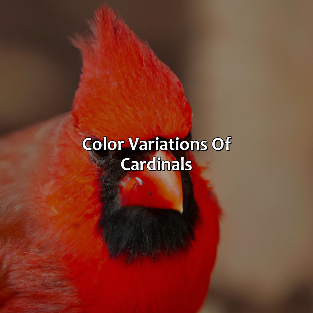 Color Variations Of Cardinals  - What Color Is A Cardinal, 