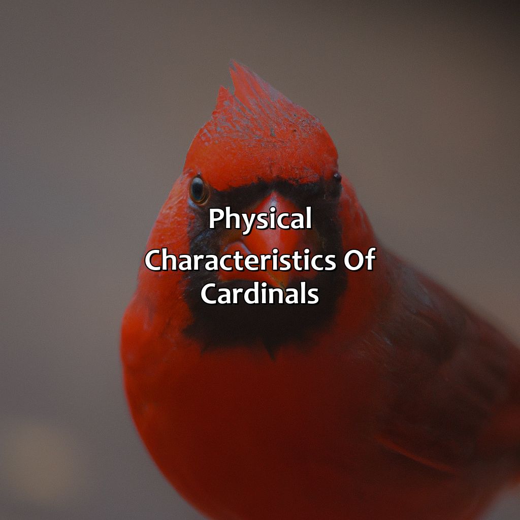 Physical Characteristics Of Cardinals  - What Color Is A Cardinal, 