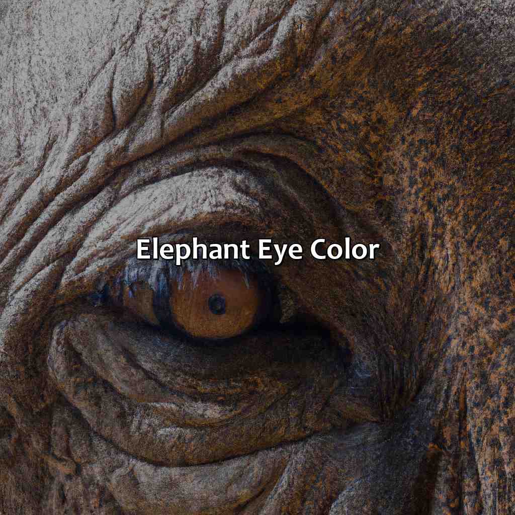 Elephant Eye Color  - What Color Is A Elephant, 