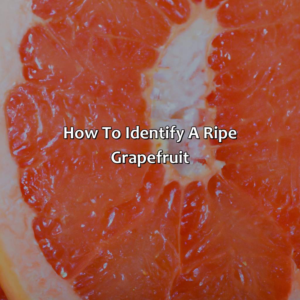 How To Identify A Ripe Grapefruit  - What Color Is A Grapefruit, 