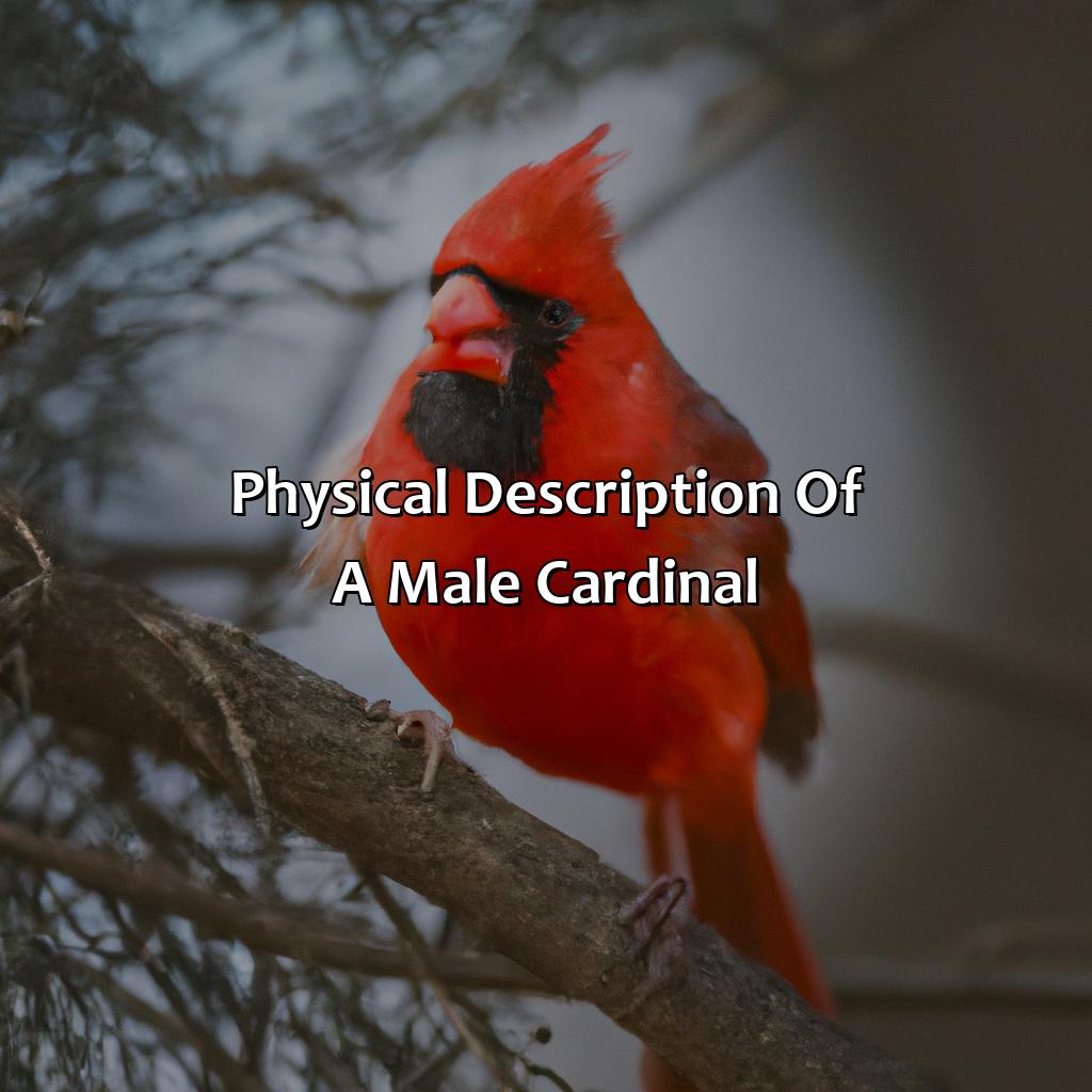 Physical Description Of A Male Cardinal  - What Color Is A Male Cardinal, 