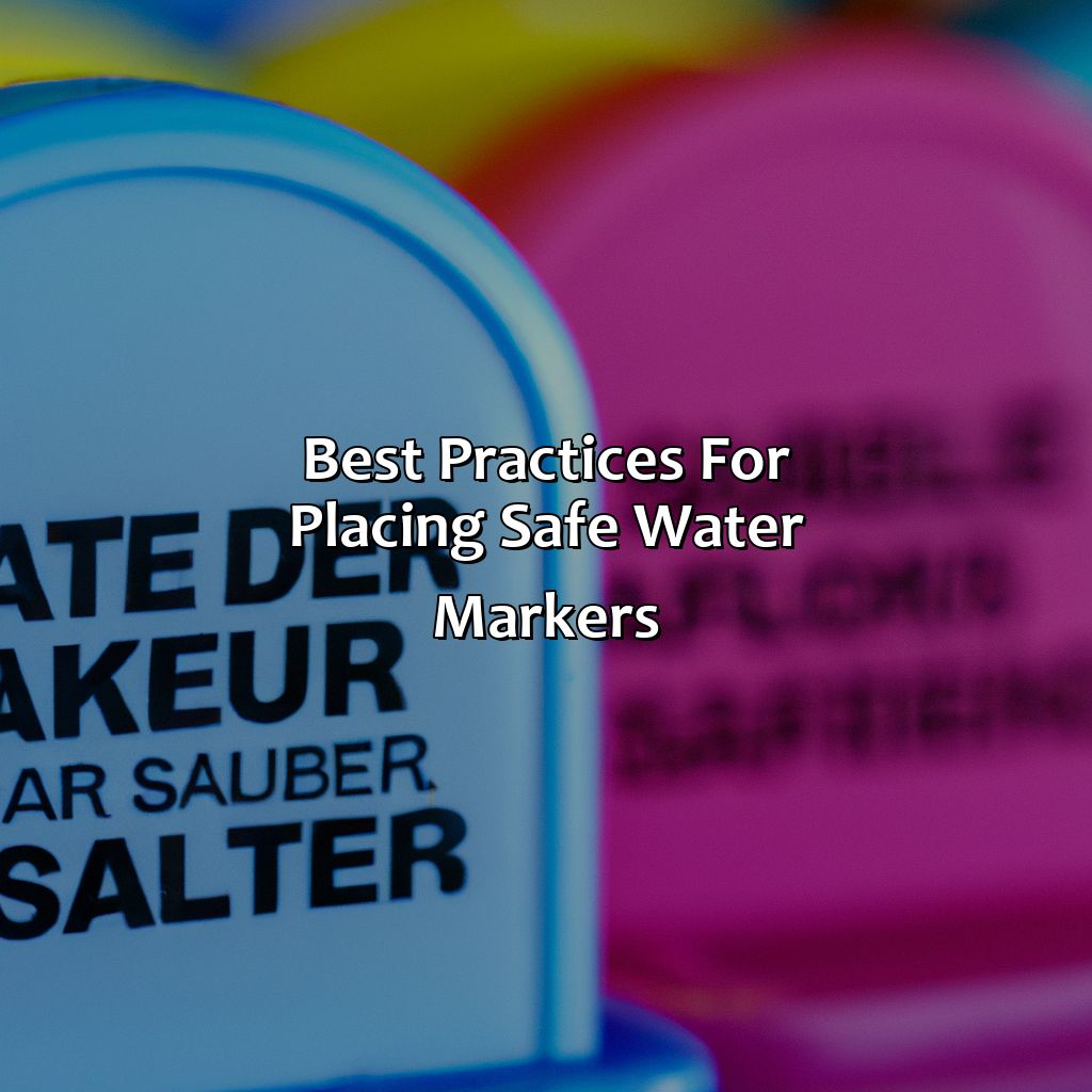 Best Practices For Placing Safe Water Markers  - What Color Is A Marker That Indicates Safe Water On All Sides?, 
