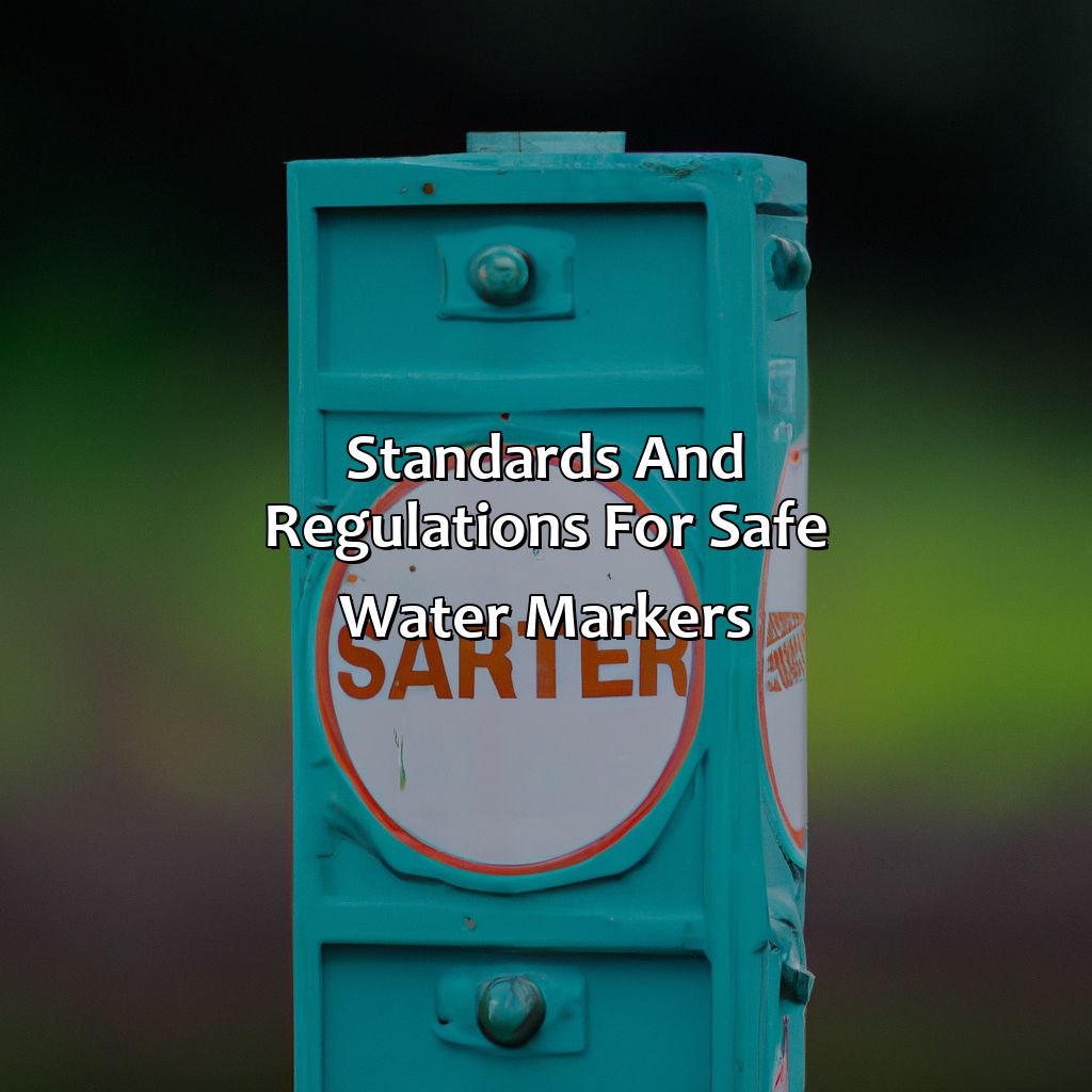 Standards And Regulations For Safe Water Markers  - What Color Is A Marker That Indicates Safe Water On All Sides, 