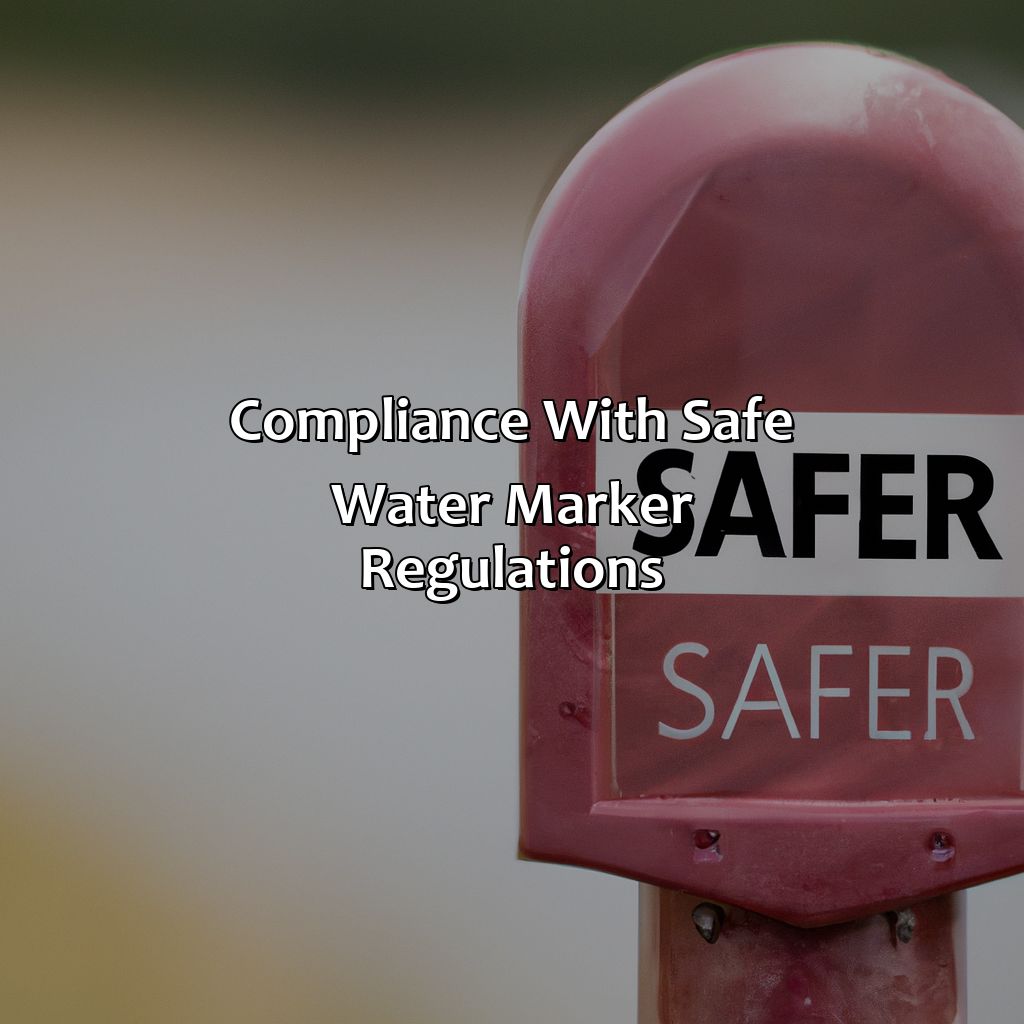 Compliance With Safe Water Marker Regulations  - What Color Is A Marker That Indicates Safe Water On All Sides?, 
