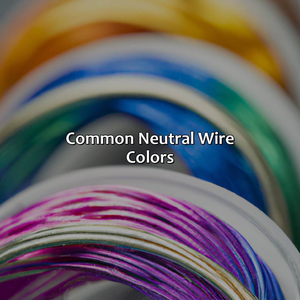 Common Neutral Wire Colors  - What Color Is A Neutral Wire, 
