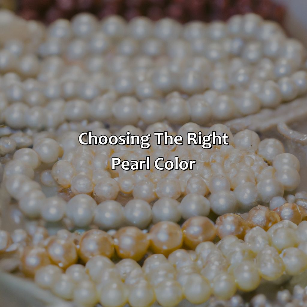 Choosing The Right Pearl Color  - What Color Is A Pearl, 