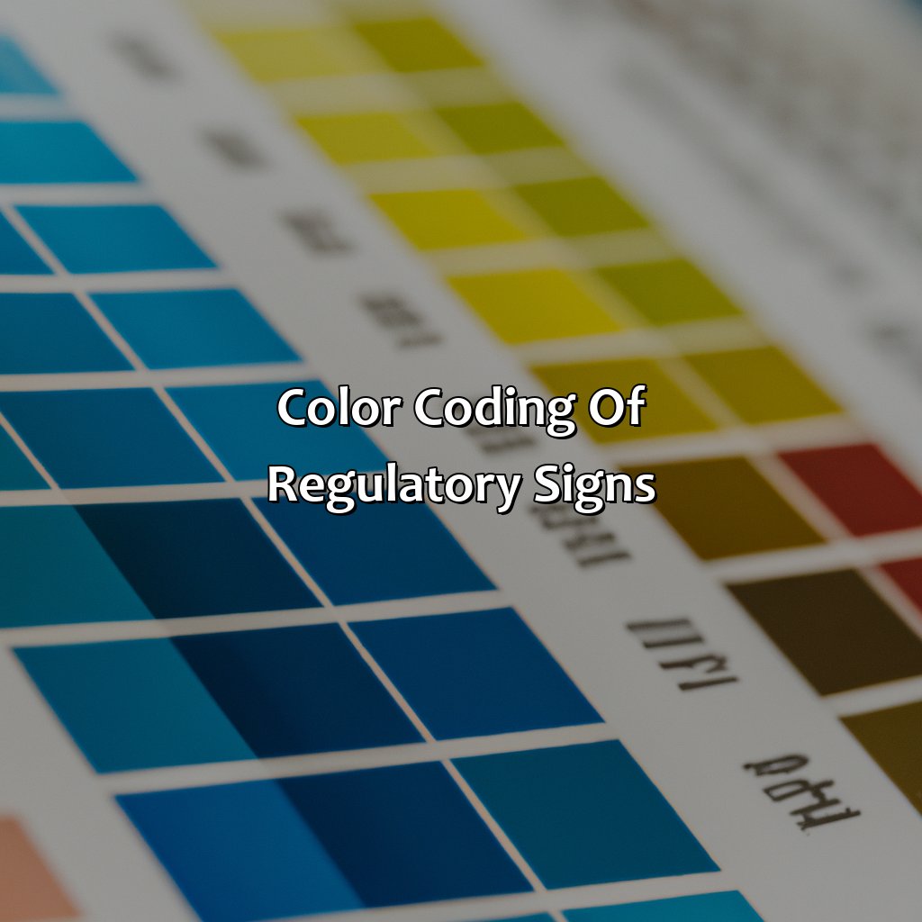 Color Coding Of Regulatory Signs  - What Color Is A Regulatory Sign, 