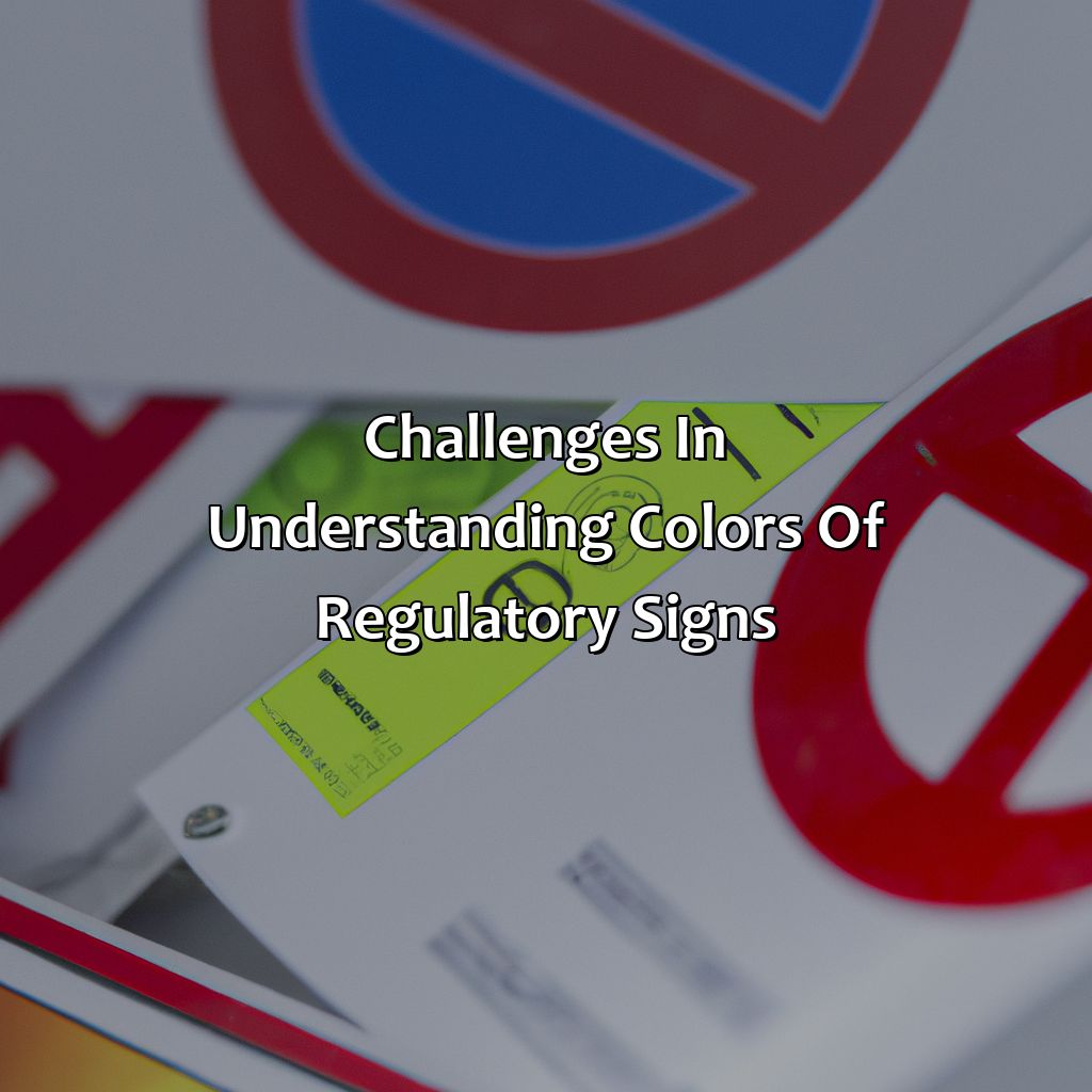 Challenges In Understanding Colors Of Regulatory Signs  - What Color Is A Regulatory Sign, 