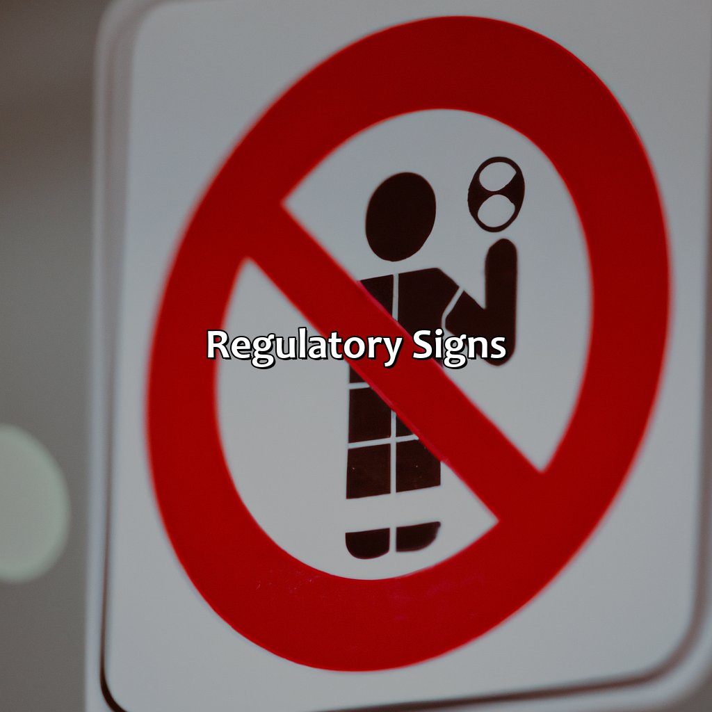 Regulatory Signs  - What Color Is A Regulatory Sign, 