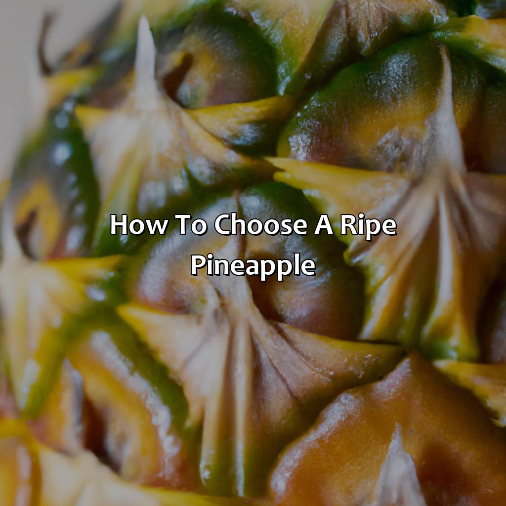 How To Choose A Ripe Pineapple  - What Color Is A Ripe Pineapple, 