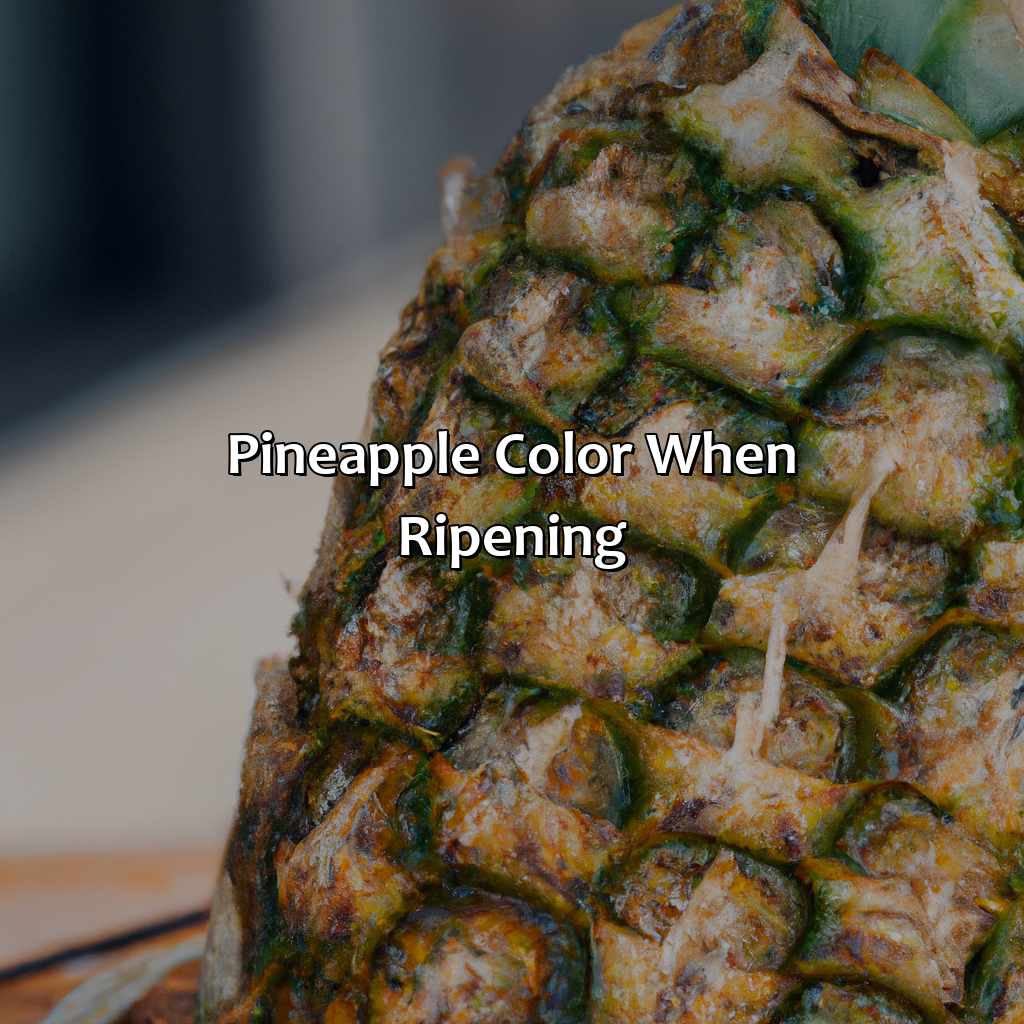 Pineapple Color When Ripening  - What Color Is A Ripe Pineapple, 