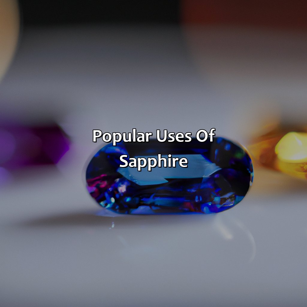 Popular Uses Of Sapphire  - What Color Is A Sapphire, 