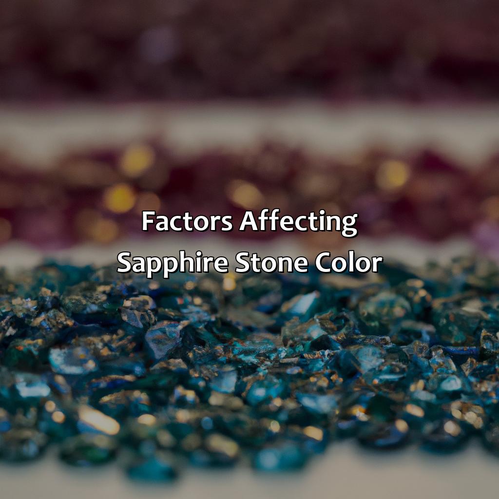 Factors Affecting Sapphire Stone Color  - What Color Is A Sapphire Stone, 