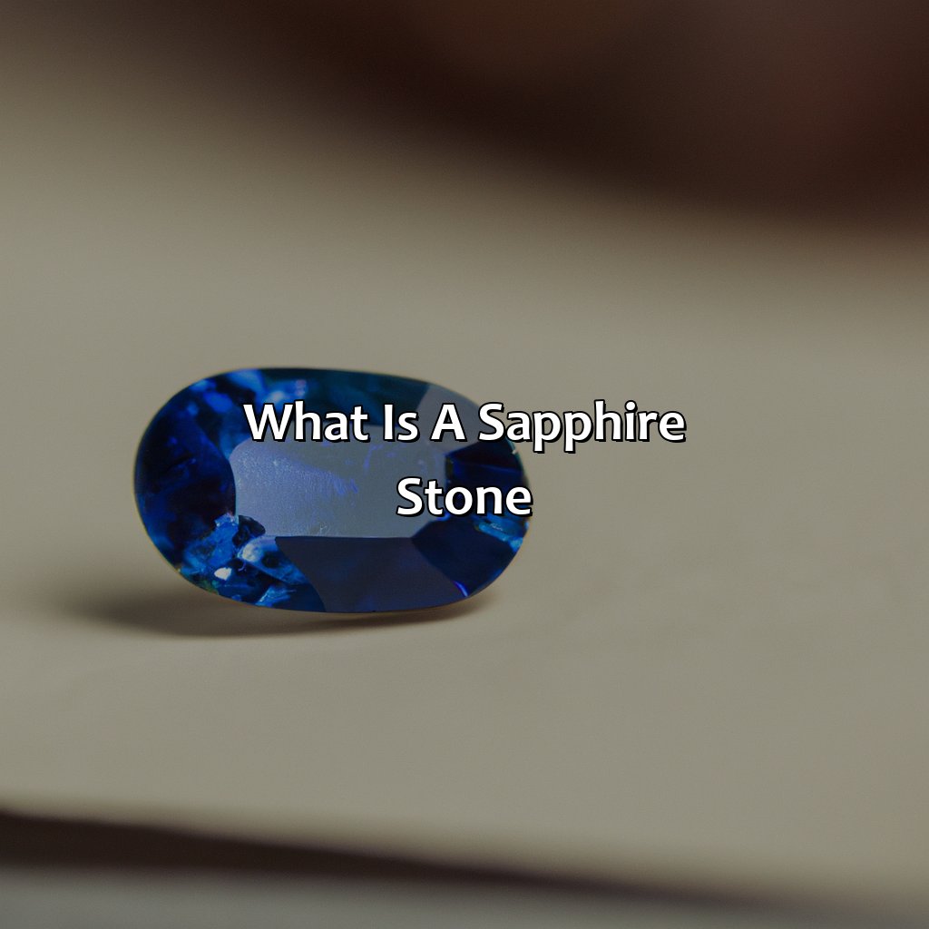 What Is A Sapphire Stone?  - What Color Is A Sapphire Stone, 