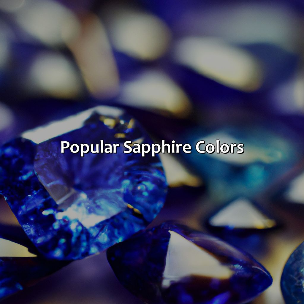 Popular Sapphire Colors  - What Color Is A Sapphire Stone, 