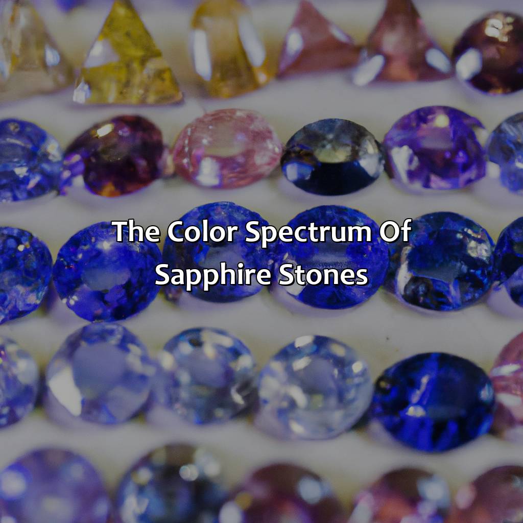 The Color Spectrum Of Sapphire Stones  - What Color Is A Sapphire Stone, 