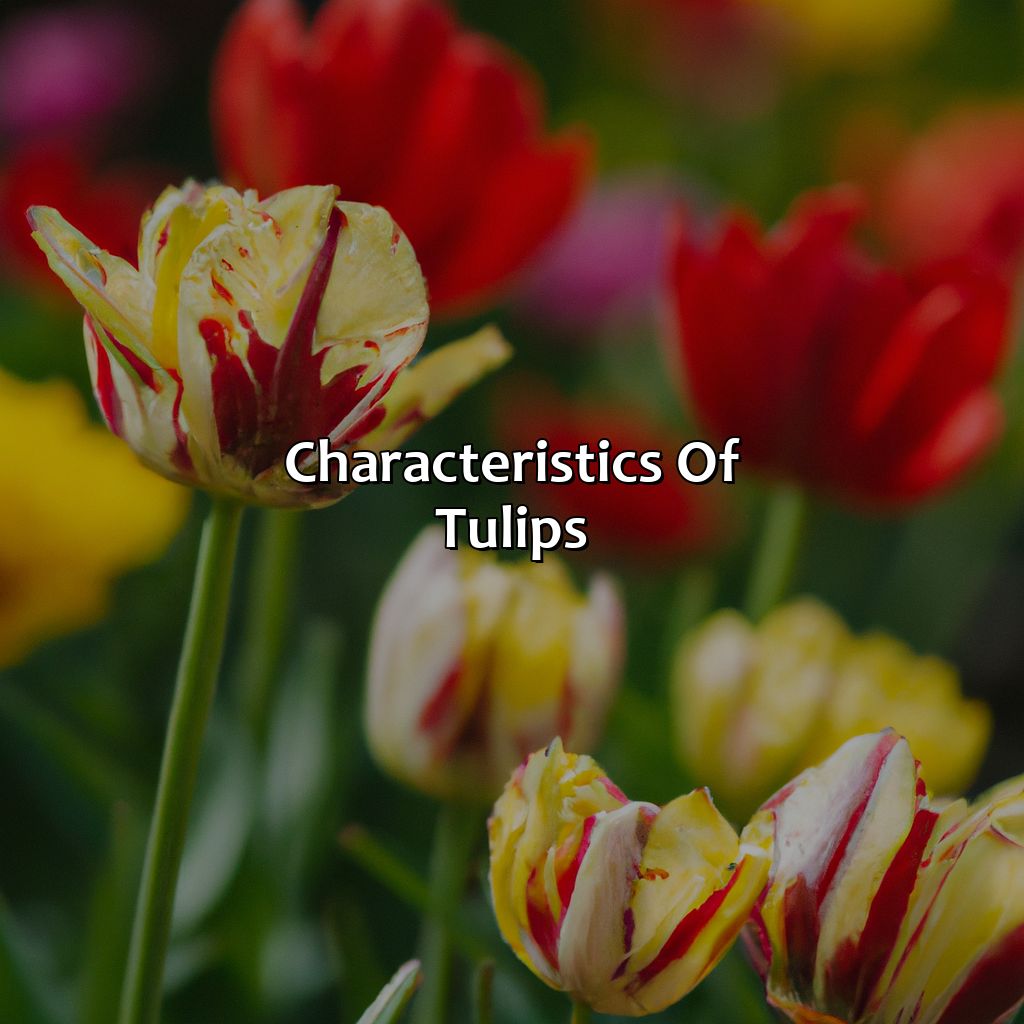 Characteristics Of Tulips  - What Color Is A Tulip, 
