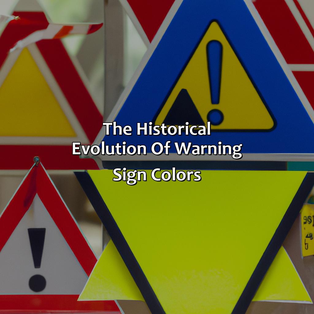 The Historical Evolution Of Warning Sign Colors  - What Color Is A Warning Sign, 