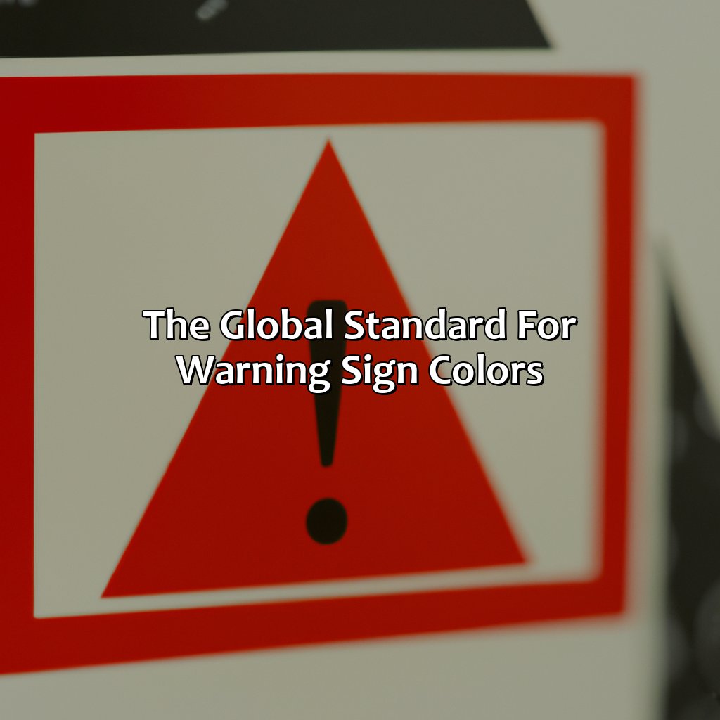 The Global Standard For Warning Sign Colors  - What Color Is A Warning Sign, 