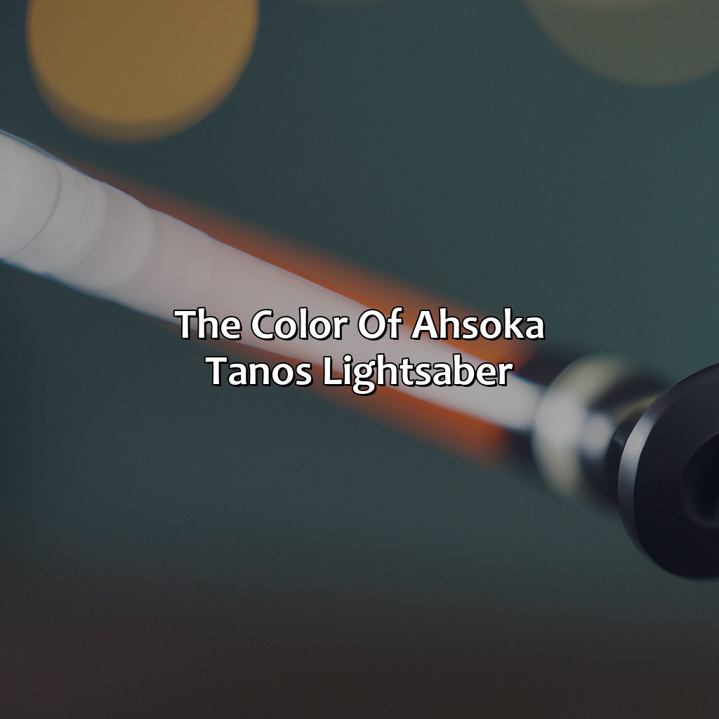 The Color Of Ahsoka Tano