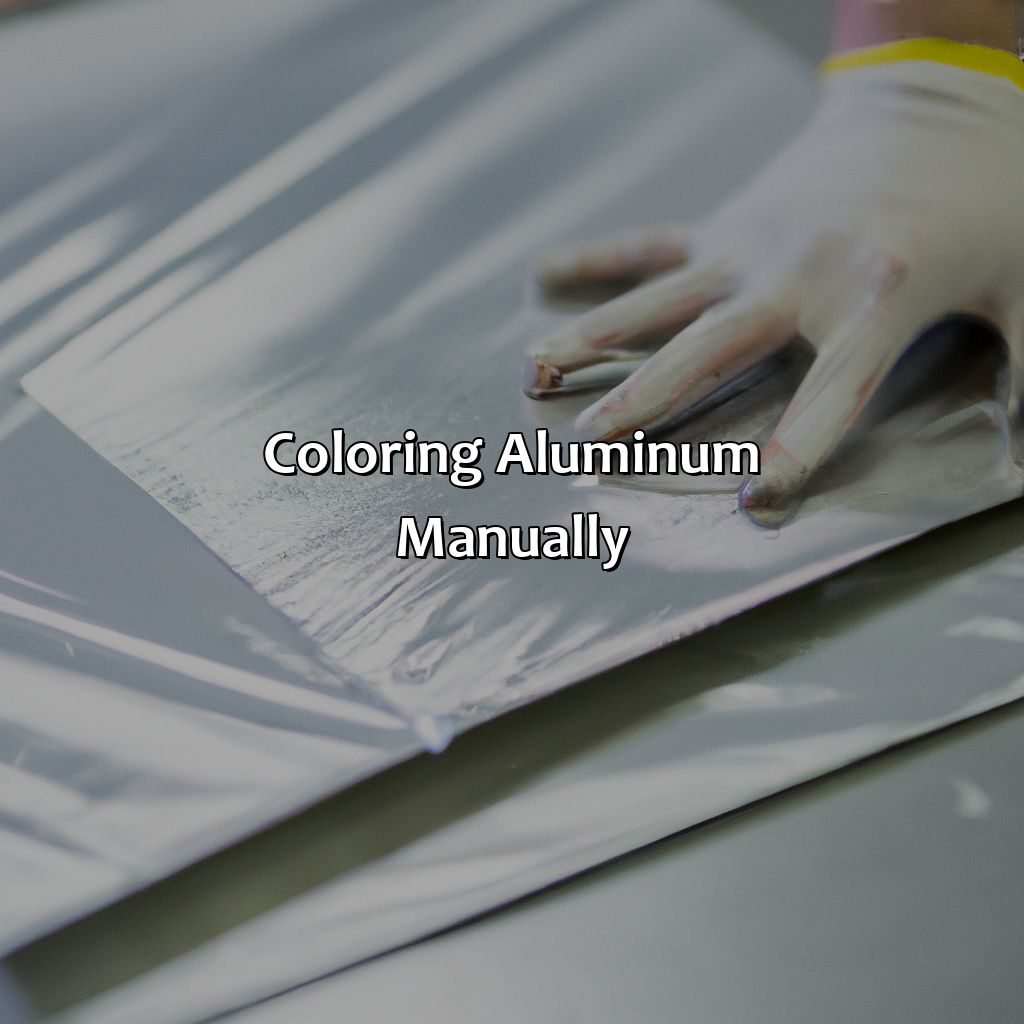 Coloring Aluminum Manually  - What Color Is Aluminum, 