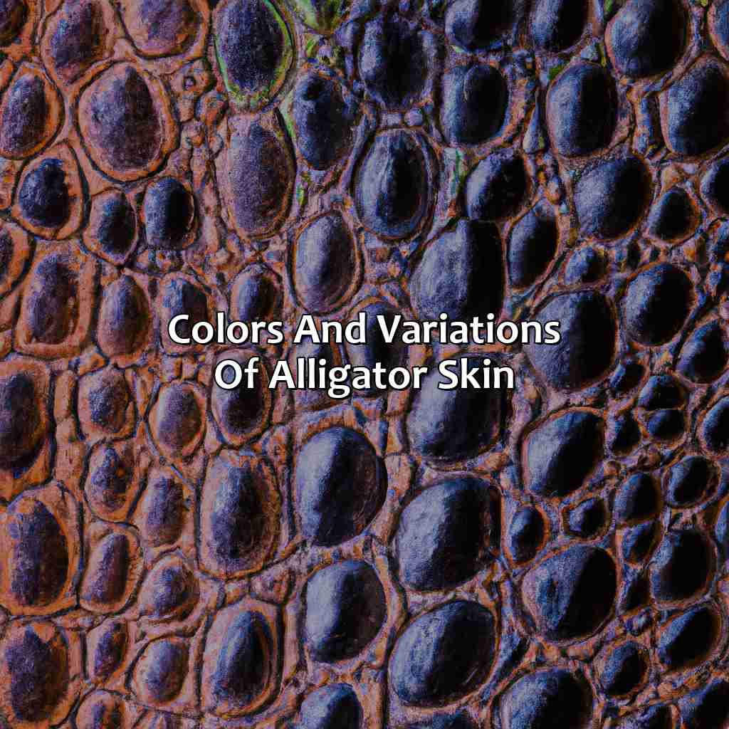 Colors And Variations Of Alligator Skin  - What Color Is An Alligator, 