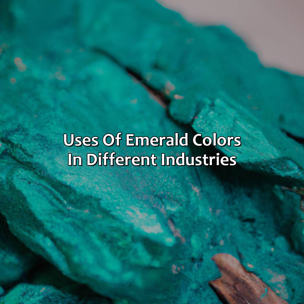 Uses Of Emerald Colors In Different Industries  - What Color Is An Emerald, 