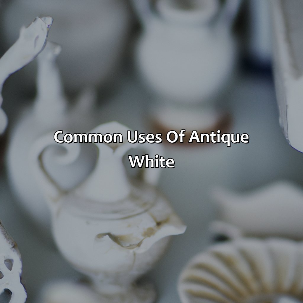 Common Uses Of Antique White  - What Color Is Antique White, 