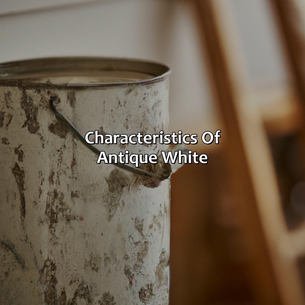 Characteristics Of Antique White  - What Color Is Antique White, 