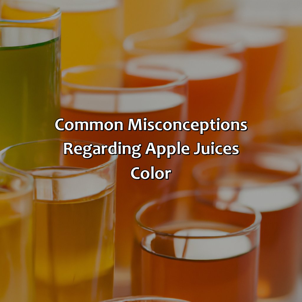Common Misconceptions Regarding Apple Juice