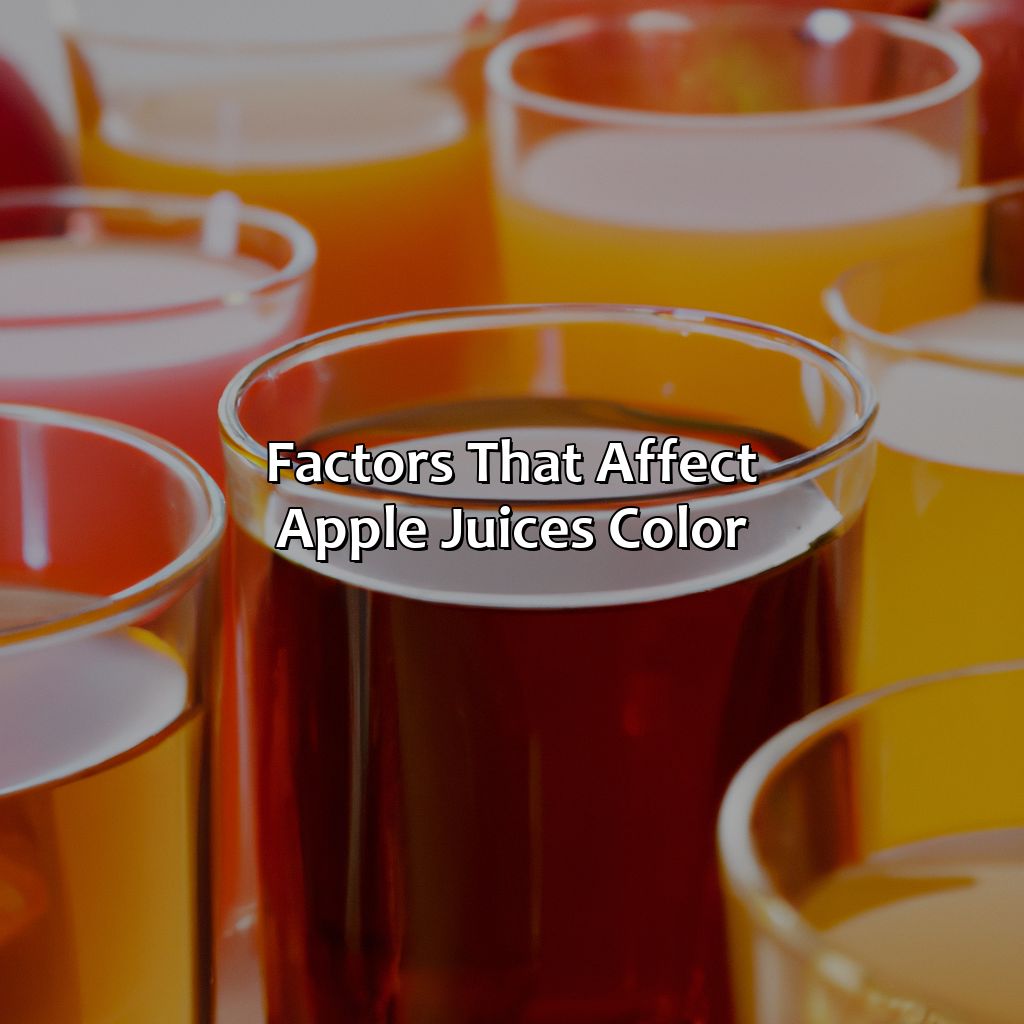 Factors That Affect Apple Juice