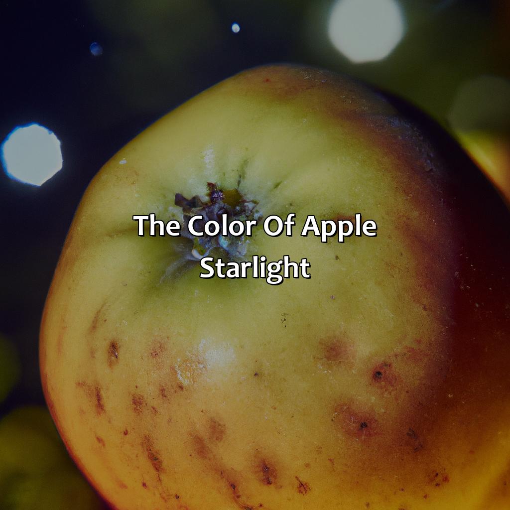 The Color Of Apple Starlight  - What Color Is Apple Starlight, 