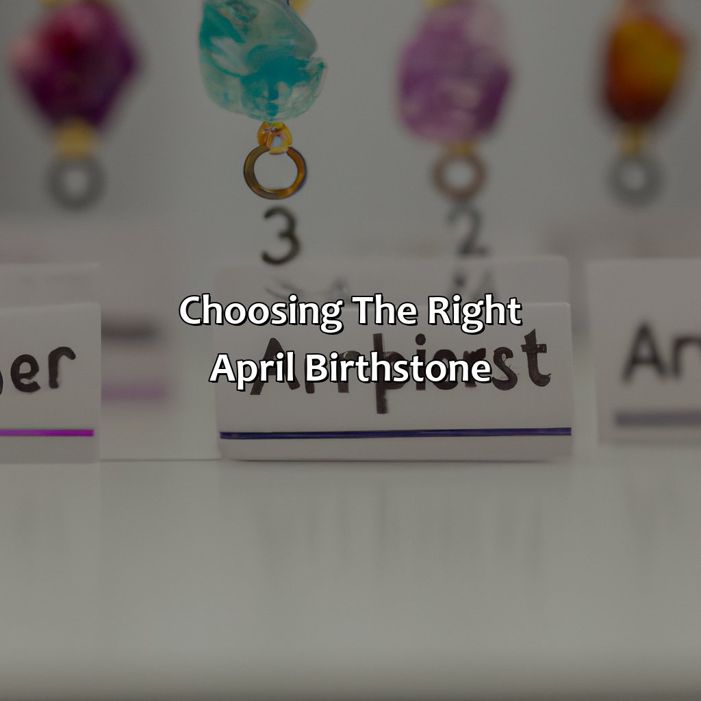 Choosing The Right April Birthstone  - What Color Is April