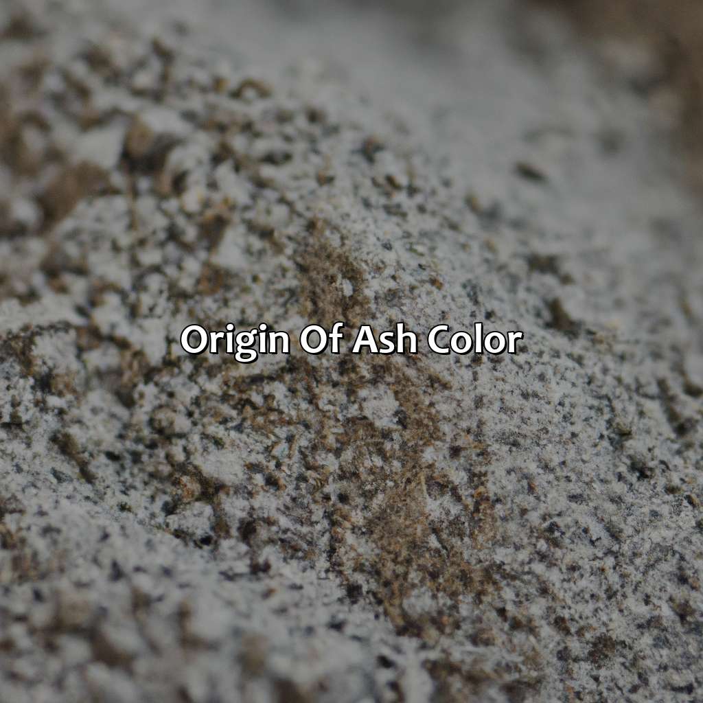 Origin Of Ash Color  - What Color Is Ash, 