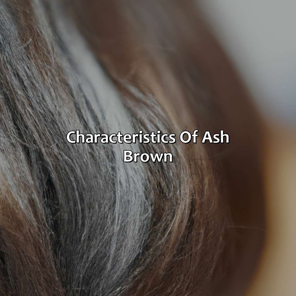 Characteristics Of Ash Brown  - What Color Is Ash Brown, 
