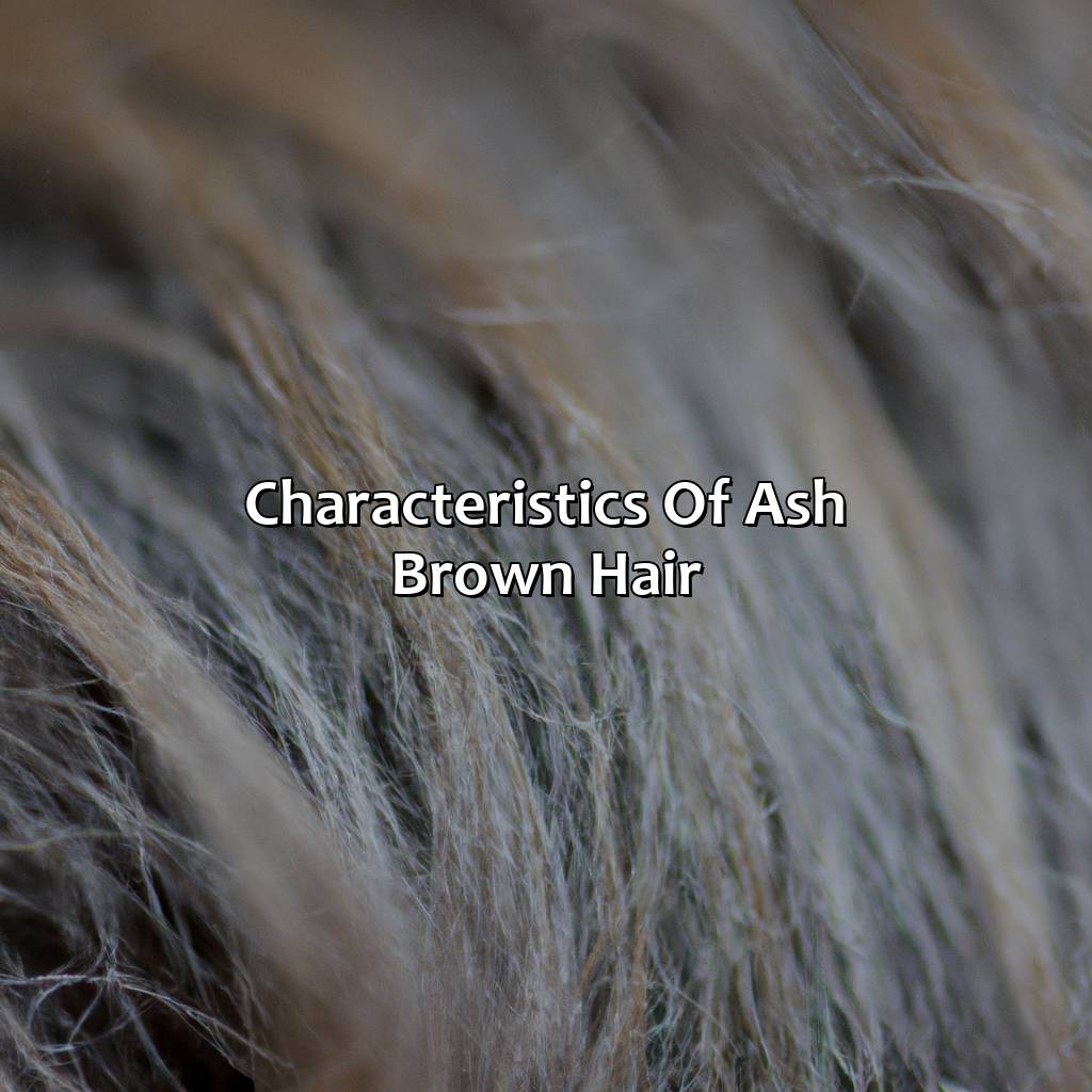 Characteristics Of Ash Brown Hair  - What Color Is Ash Brown Hair, 
